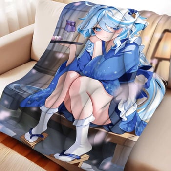 Pătură din velur flanel, 270 g, material poliester, model cu desene animate, personalizabil