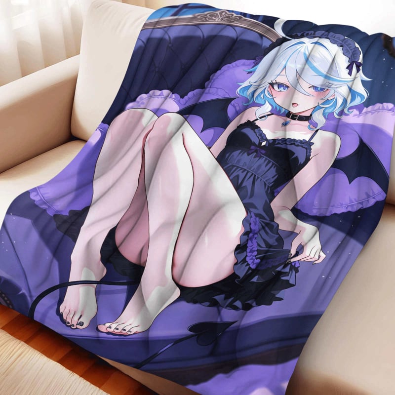 Pătură din velur flanel, 270 g, material poliester, model cu desene animate, personalizabil