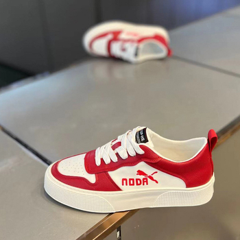 Αναπνεόμενα αθλητικά με στρογγυλό άκρο, κορδόνια, χαμηλός σχεδιασμός, επάνω συνθετικό δέρμα