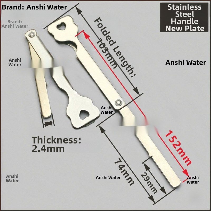 Skladaný kľúč s odtlačkom prsta – model Ai Yi; materiál: Iný; rozsah: Iný; štýl: Iný
