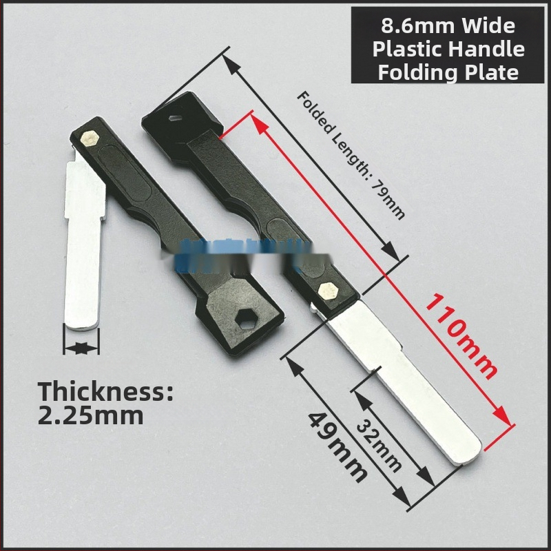 Skladaný kľúč s odtlačkom prsta – model Ai Yi; materiál: Iný; rozsah: Iný; štýl: Iný