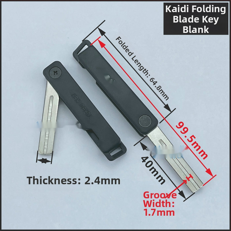 Skladaný kľúč s odtlačkom prsta – model Ai Yi; materiál: Iný; rozsah: Iný; štýl: Iný