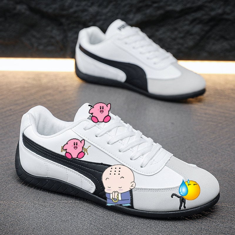 Casual sneakers με επάνω μέρος από Super Fiber, κορδόνια, χαμηλός άνω, καουτσούκ σόλα, EVA πάτος