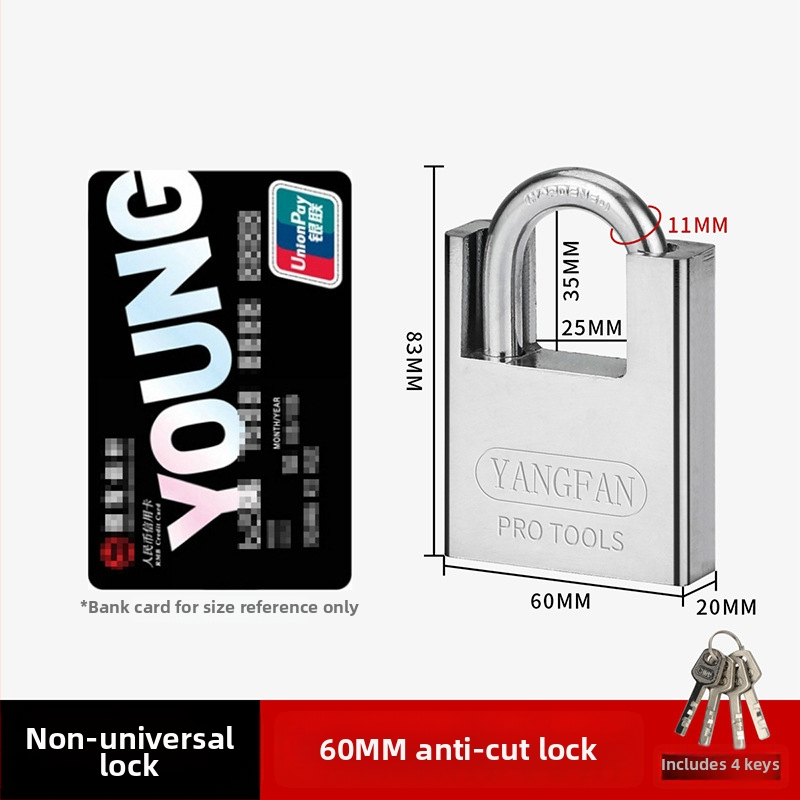 Domáca kovová visací zámok – Sail, železný Half Pack model, pre skrinky, moderný štýl