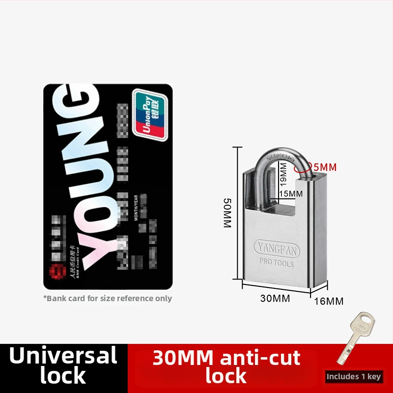 Domáca kovová visací zámok – Sail, železný Half Pack model, pre skrinky, moderný štýl