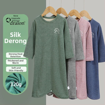 Детски зимен домашен халат за спане – Corduroy, смес от козина на заек, дебел, безопасност Class A, подходящ за новородени, зима