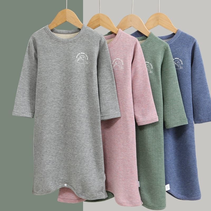 Детски зимен домашен халат за спане – Corduroy, смес от козина на заек, дебел, безопасност Class A, подходящ за новородени, зима