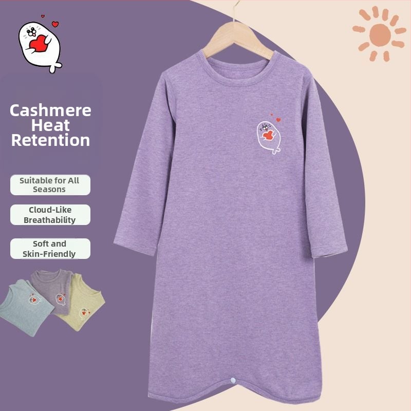 Детски зимен домашен халат за спане – Corduroy, смес от козина на заек, дебел, безопасност Class A, подходящ за новородени, зима