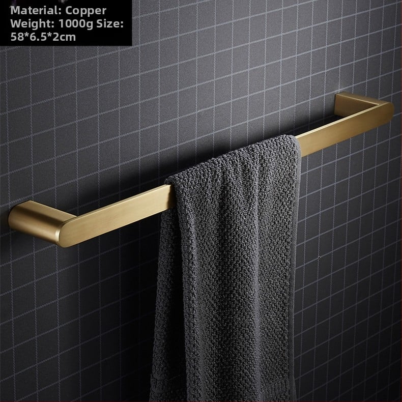 Suport de prosoape din cupru, finisaj Raskin, brand IIWooKaa, stil Nordic