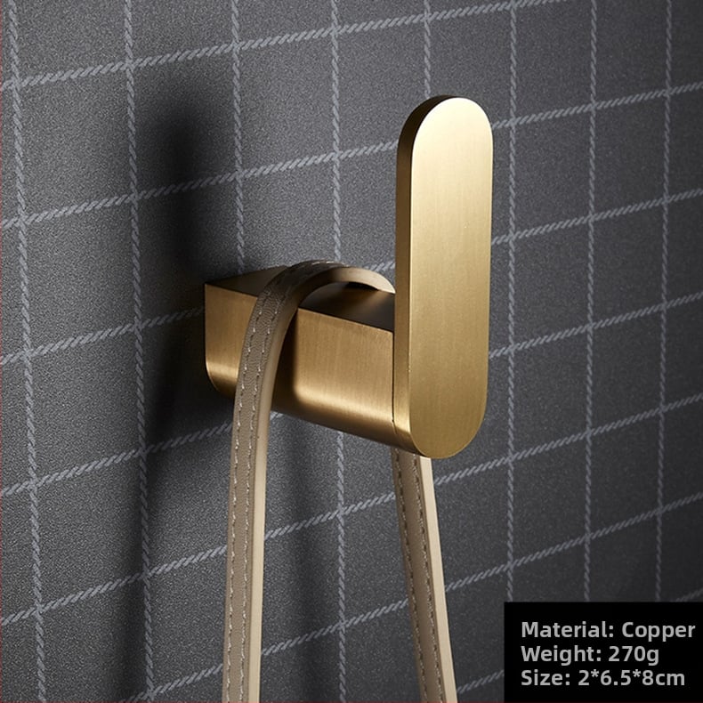 Suport de prosoape din cupru, finisaj Raskin, brand IIWooKaa, stil Nordic