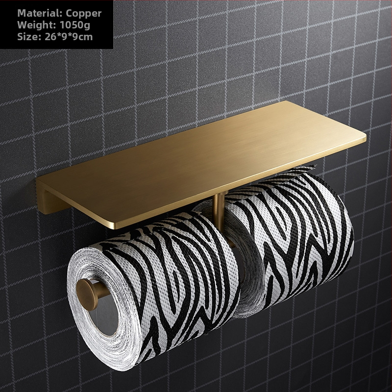 Suport de prosoape din cupru, finisaj Raskin, brand IIWooKaa, stil Nordic