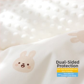 Detská prikrývka z čistej bavlny, výplň hodvábne vlákna, odnímateľný a prateľný obal, pre jar a jeseň, vhodné pre deti do 10 rokov.