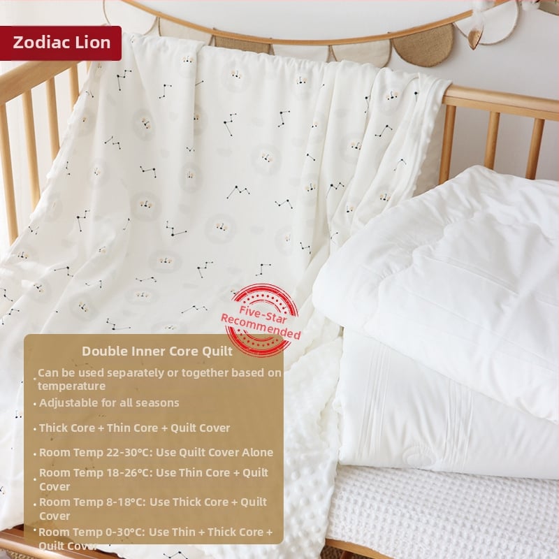 Detská prikrývka z čistej bavlny, výplň hodvábne vlákna, odnímateľný a prateľný obal, pre jar a jeseň, vhodné pre deti do 10 rokov.