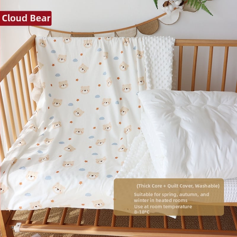 Detská prikrývka z čistej bavlny, výplň hodvábne vlákna, odnímateľný a prateľný obal, pre jar a jeseň, vhodné pre deti do 10 rokov.