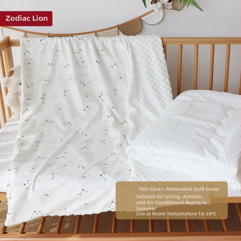 Detská prikrývka z čistej bavlny, výplň hodvábne vlákna, odnímateľný a prateľný obal, pre jar a jeseň, vhodné pre deti do 10 rokov.