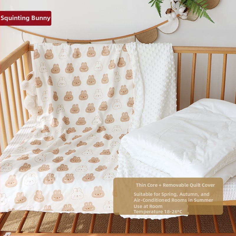 Detská prikrývka z čistej bavlny, výplň hodvábne vlákna, odnímateľný a prateľný obal, pre jar a jeseň, vhodné pre deti do 10 rokov.