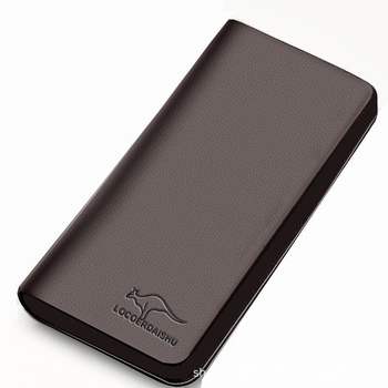 Ανδρικό πορτοφόλι-κλατς από PU δέρμα, 1-fold, αστικός μινιμαλιστικός στυλ, αντί-κλοπής, επένδυση πολυεστέρα, LOCOERDAISHU