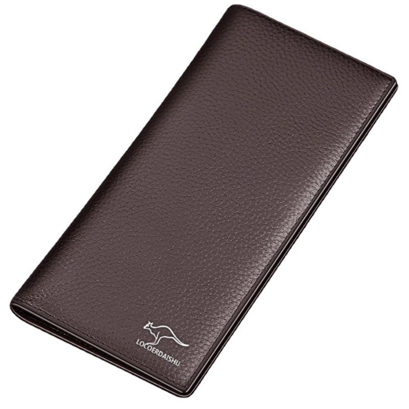 Ανδρικό πορτοφόλι-κλατς από PU δέρμα, 1-fold, αστικός μινιμαλιστικός στυλ, αντί-κλοπής, επένδυση πολυεστέρα, LOCOERDAISHU