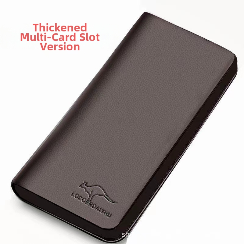 Ανδρικό πορτοφόλι-κλατς από PU δέρμα, 1-fold, αστικός μινιμαλιστικός στυλ, αντί-κλοπής, επένδυση πολυεστέρα, LOCOERDAISHU