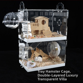 Klietka pre hamstera, plastová, značka Powerful factory, vhodná pre hamstera