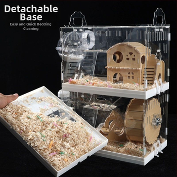 Klietka pre hamstera, plastová, značka Powerful factory, vhodná pre hamstera