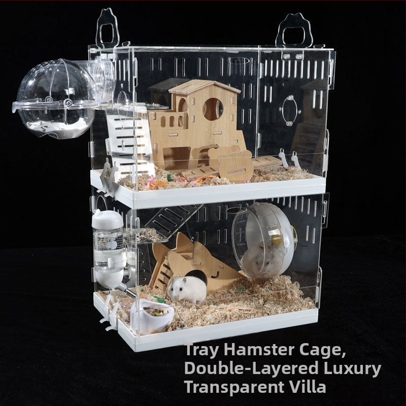 Klietka pre hamstera, plastová, značka Powerful factory, vhodná pre hamstera