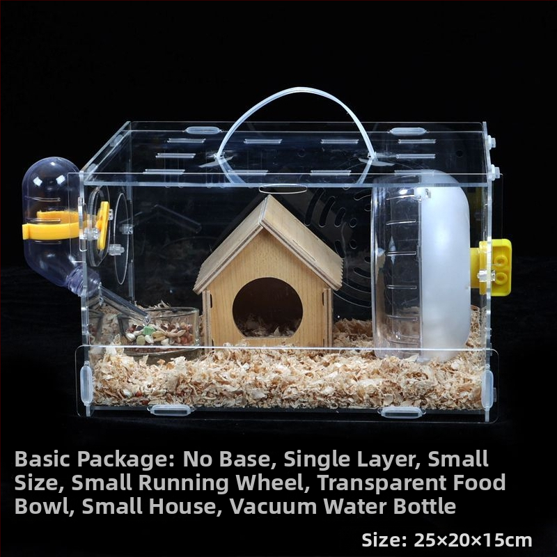 Klietka pre hamstera, plastová, značka Powerful factory, vhodná pre hamstera