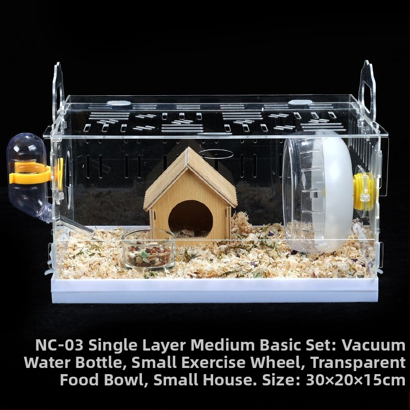 Klietka pre hamstera, plastová, značka Powerful factory, vhodná pre hamstera