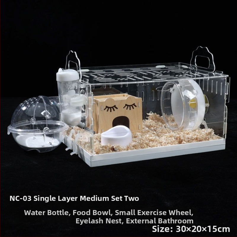 Klietka pre hamstera, plastová, značka Powerful factory, vhodná pre hamstera