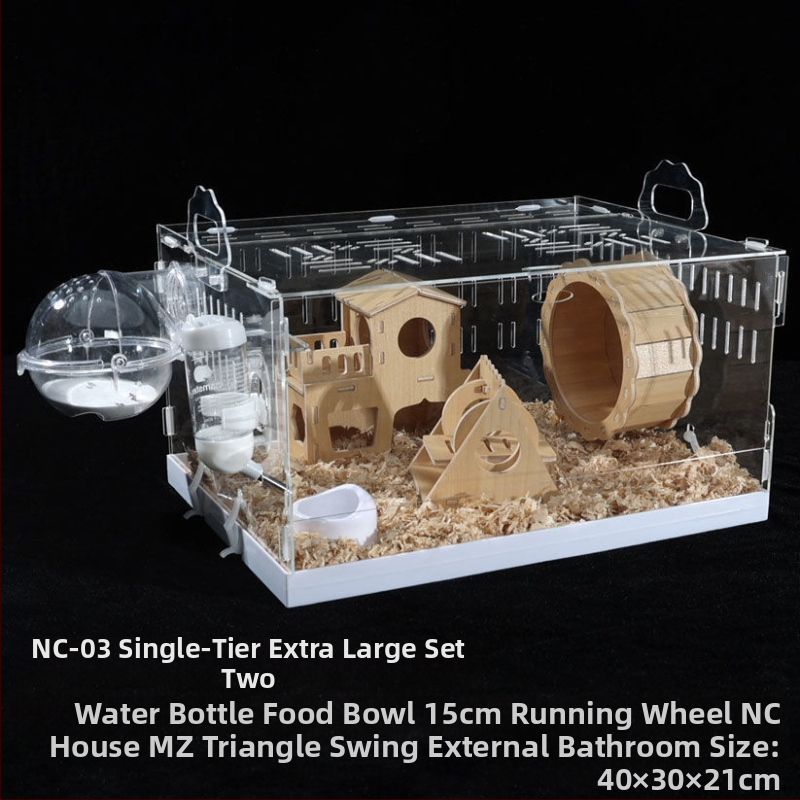 Klietka pre hamstera, plastová, značka Powerful factory, vhodná pre hamstera