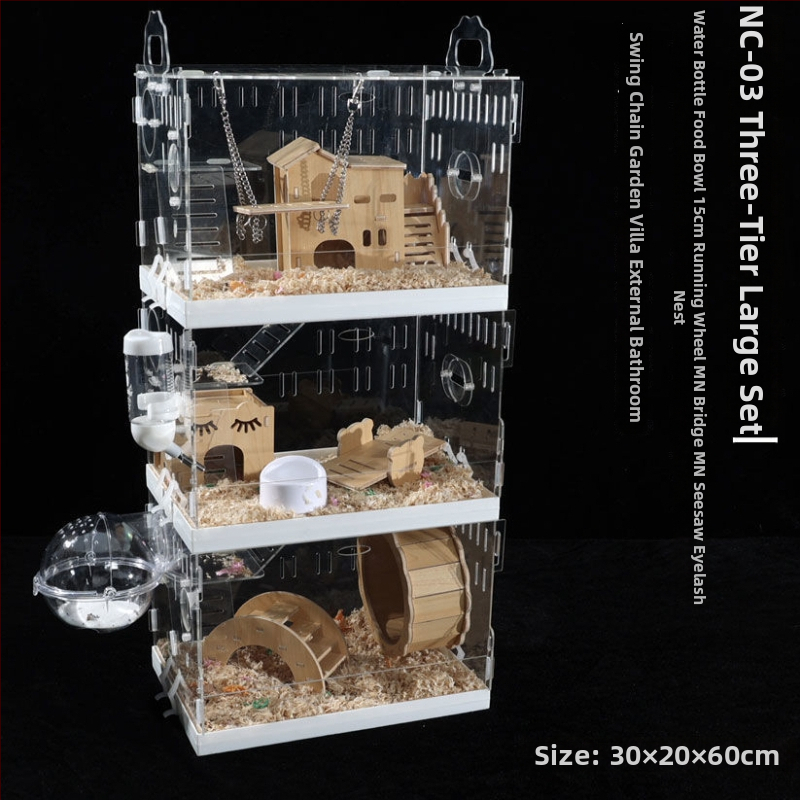 Klietka pre hamstera, plastová, značka Powerful factory, vhodná pre hamstera