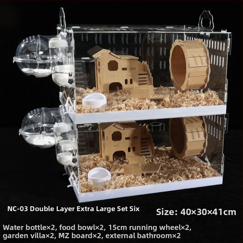 Klietka pre hamstera, plastová, značka Powerful factory, vhodná pre hamstera