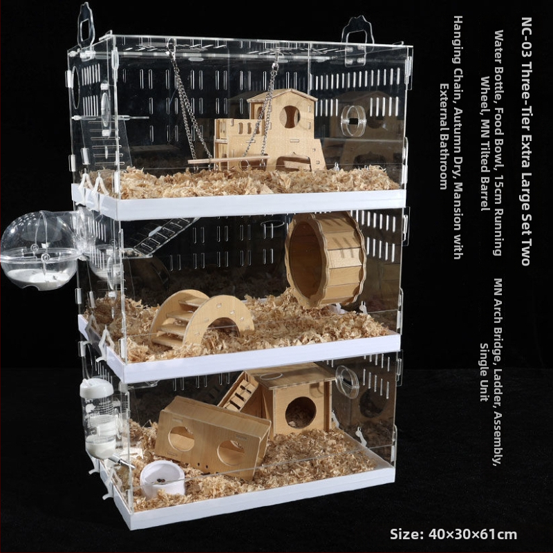 Klietka pre hamstera, plastová, značka Powerful factory, vhodná pre hamstera