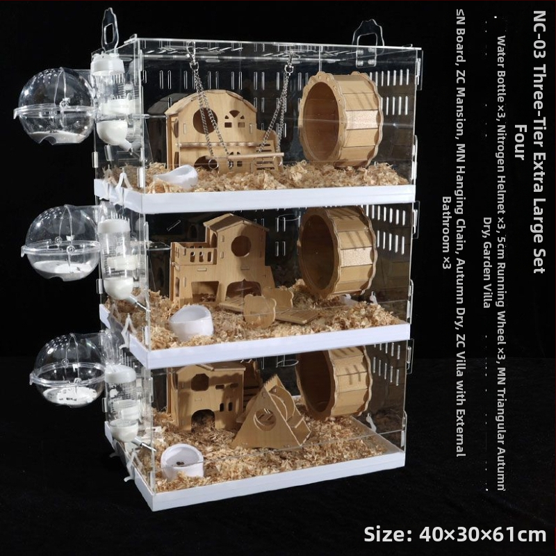 Klietka pre hamstera, plastová, značka Powerful factory, vhodná pre hamstera