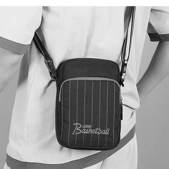 Ανδρική τσάντα ώμου, αστικού μινιμαλιστικού στυλ, Oxford ύφασμα, επένδυση πολυεστέρα, ιδιωτική μάρκα