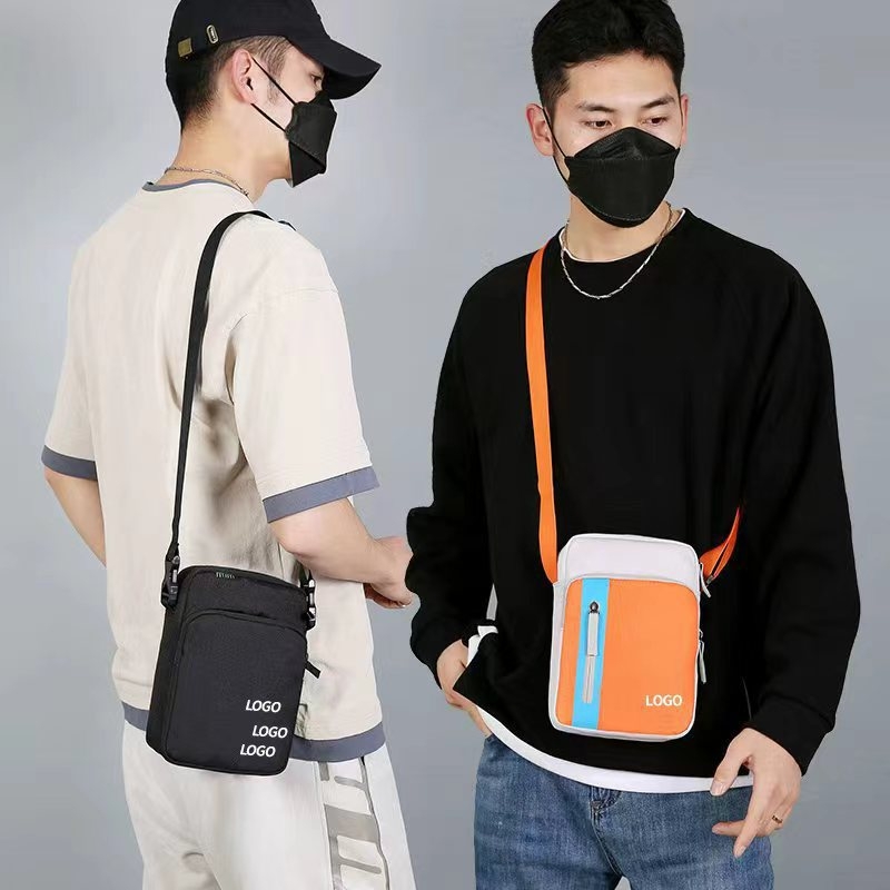 Ανδρική τσάντα ώμου, αστικού μινιμαλιστικού στυλ, Oxford ύφασμα, επένδυση πολυεστέρα, ιδιωτική μάρκα