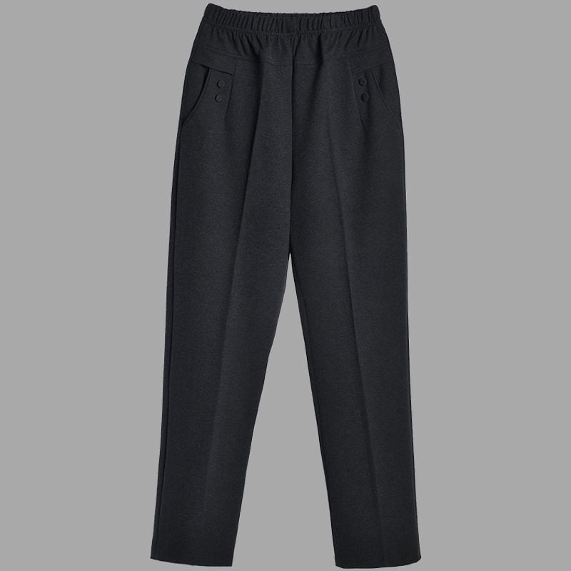 Dámske rovné dlhé nohavice s patchwork štýlom, casual oblečenie, jar 2024