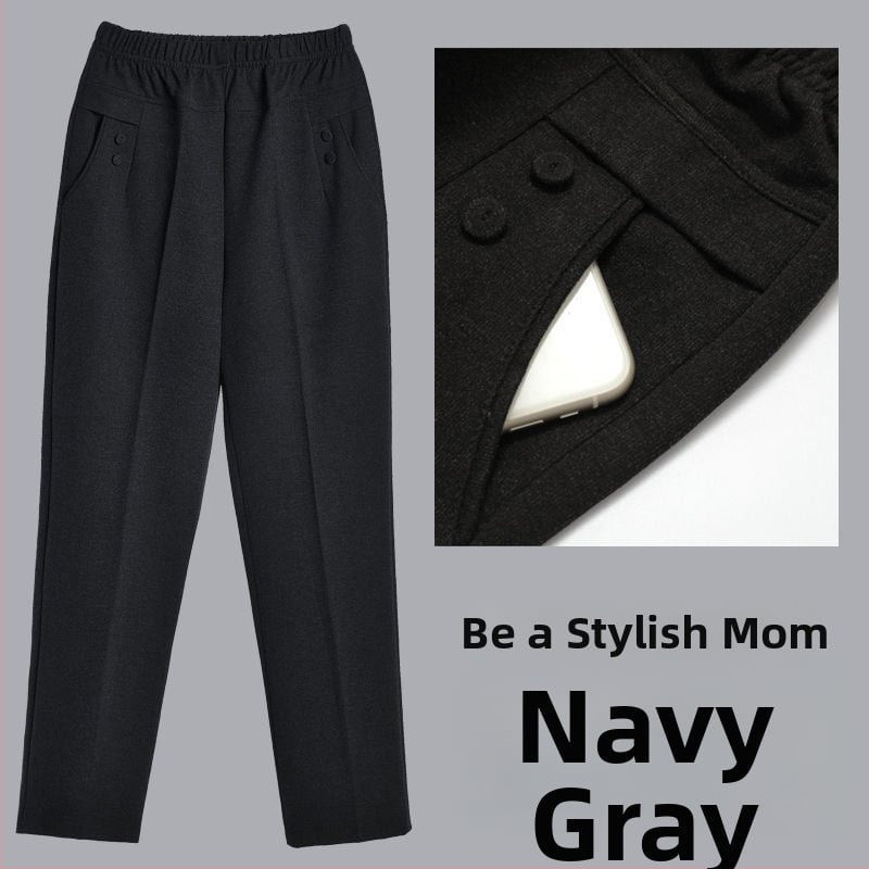 Dámske rovné dlhé nohavice s patchwork štýlom, casual oblečenie, jar 2024