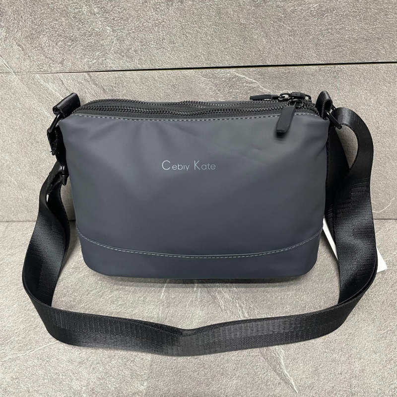 Ανδρική τσάντα crossbody Cebiy Kate - μεμβρανική, αδιάβροχη και διαπνοή, υπερ-ελαφριά, ανθεκτική, street fashion, με πολλαπλά διαμερίσματα, συμβατή με 8 ιντσών φορητό υπολογιστή