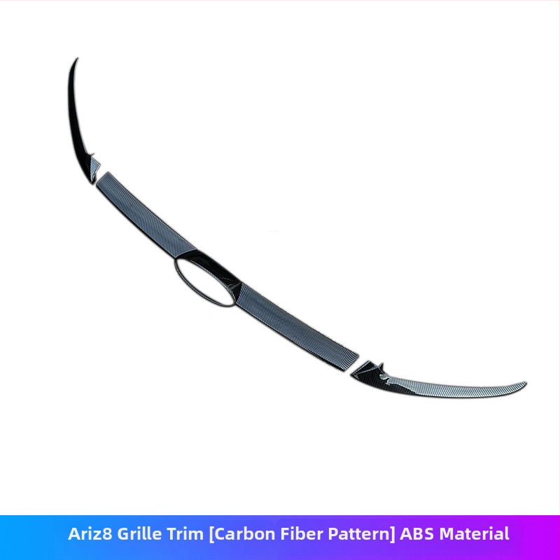 Εμπρόσθιο κάλυμμα λογοτύπου Arrizo 8 και διακοσμητική λωρίδα grille – Πλαστικό, εγκατάσταση στον προφυλακτήρα, συμβατό με Arrizo 8 2023–2024