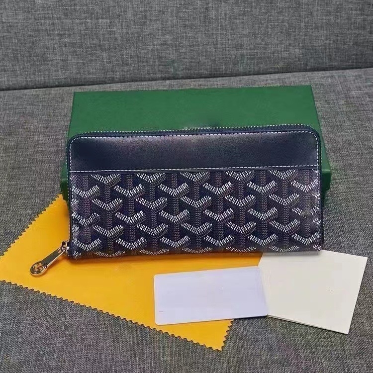 Portofel lung cu fermoar din piele naturală, cu mai multe compartimente, stil unisex, căptușeală din piele de vițel, impermeabil și ultraușor