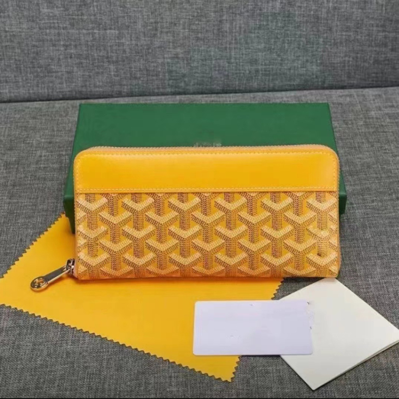 Portofel lung cu fermoar din piele naturală, cu mai multe compartimente, stil unisex, căptușeală din piele de vițel, impermeabil și ultraușor