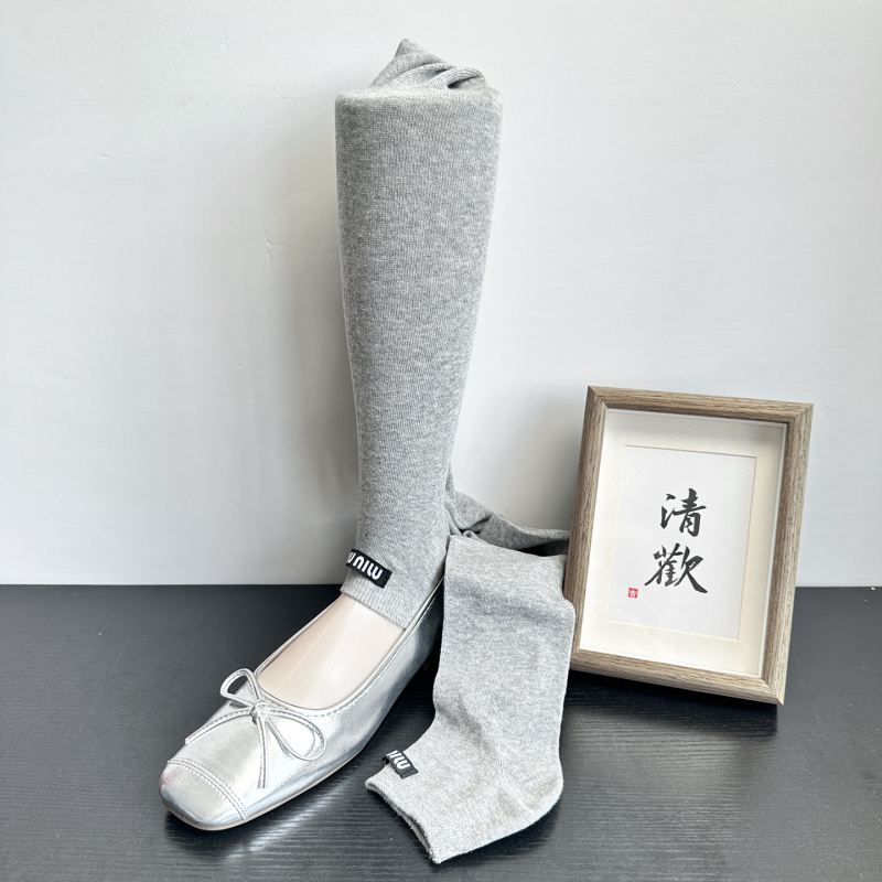 Japanski stil čarape-legginse s otvorenim prstima, jednobojne, srednja gustoća