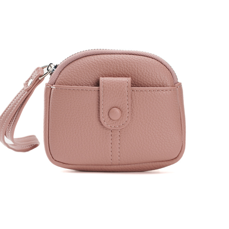 Мултифункционален портфейл с монетник, калъф за слушалки и ключодържател — PU материал; Полиестерна подплата; Уличен стил; Разширяем капацитет