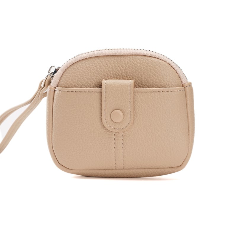 Мултифункционален портфейл с монетник, калъф за слушалки и ключодържател — PU материал; Полиестерна подплата; Уличен стил; Разширяем капацитет