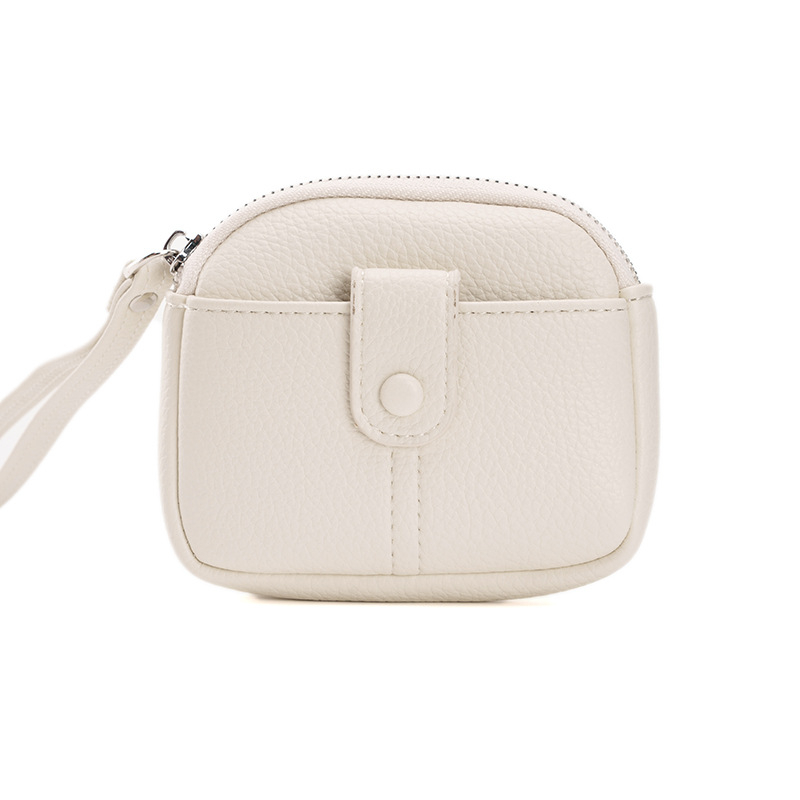 Мултифункционален портфейл с монетник, калъф за слушалки и ключодържател — PU материал; Полиестерна подплата; Уличен стил; Разширяем капацитет