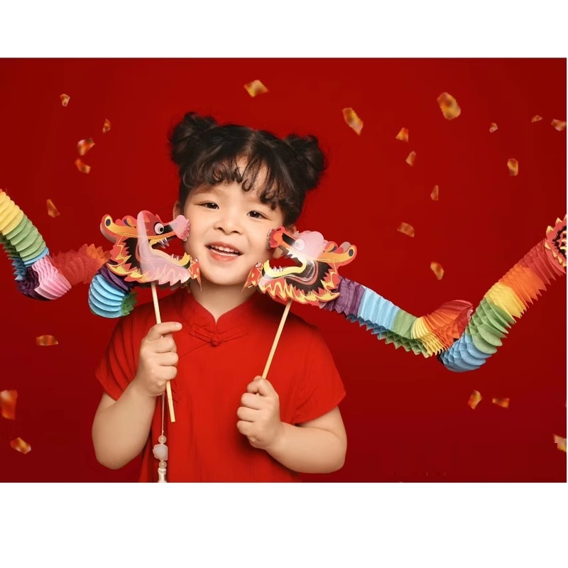 Accesorii foto de Anul Nou – fundal din bumbac, axă de fundal pentru decor festiv, potrivit pentru transmisiuni live și videoclipuri scurte