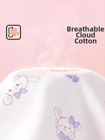 Chiloți pentru fete din bumbac, antibacterian, 95% bumbac, 5% elastan, talie medie, respirabili, absorb umezeala