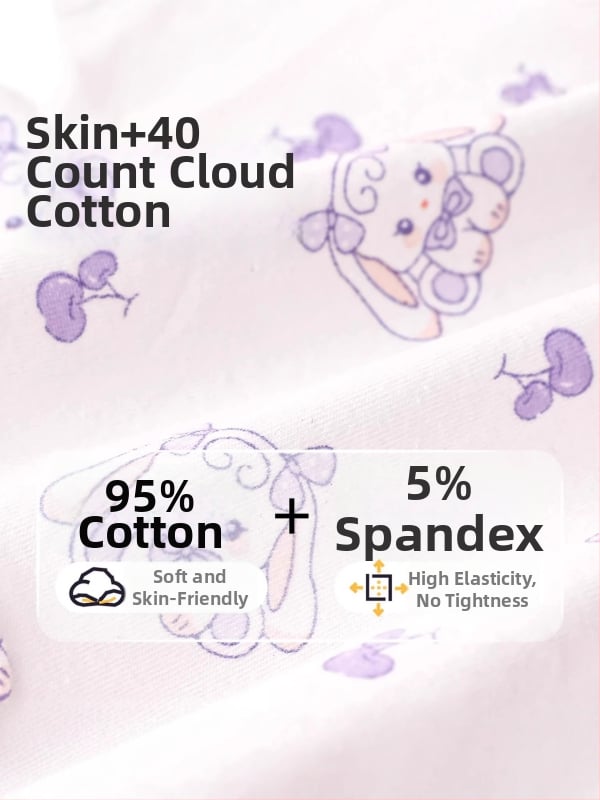 Chiloți pentru fete din bumbac, antibacterian, 95% bumbac, 5% elastan, talie medie, respirabili, absorb umezeala