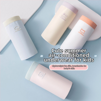 Lenjerie intimă pentru fetițe, fără cusături, din ice silk, Class A, vara 2024, pentru 3–8 ani